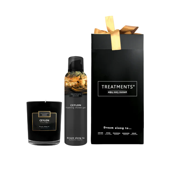 Treatments® - Giftbox Shower Foam & Candle - Ceylon